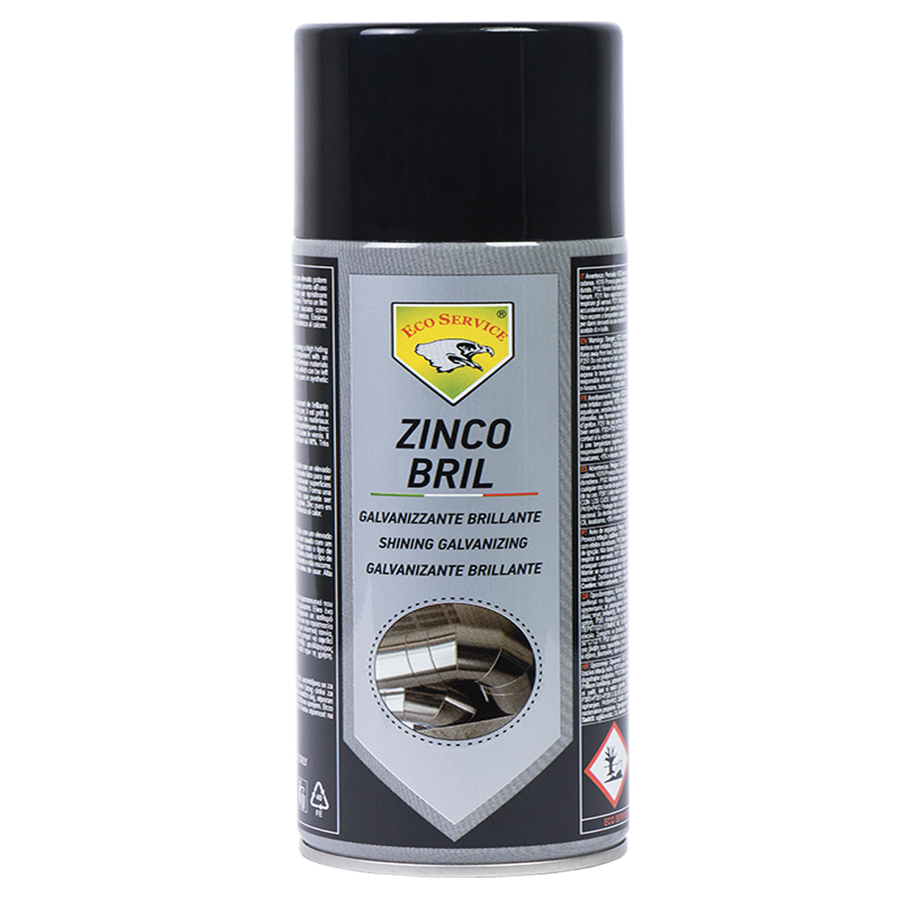 اسپری زینک درخشان اکوسرویس مدل Zinco Bril حجم 400 میلی لیتر
