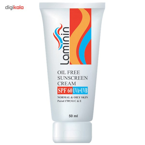 کرم ضد آفتاب بدون رنگ لامینین SPF60 مناسب پوست چرب و معمولی کرم ضد آفتاب بدون رنگ لامینین SPF60 مناسب پوست چرب و معمولی