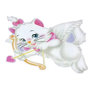 استیکر دیواری کودک طرح گربه اشرافی مدل CT