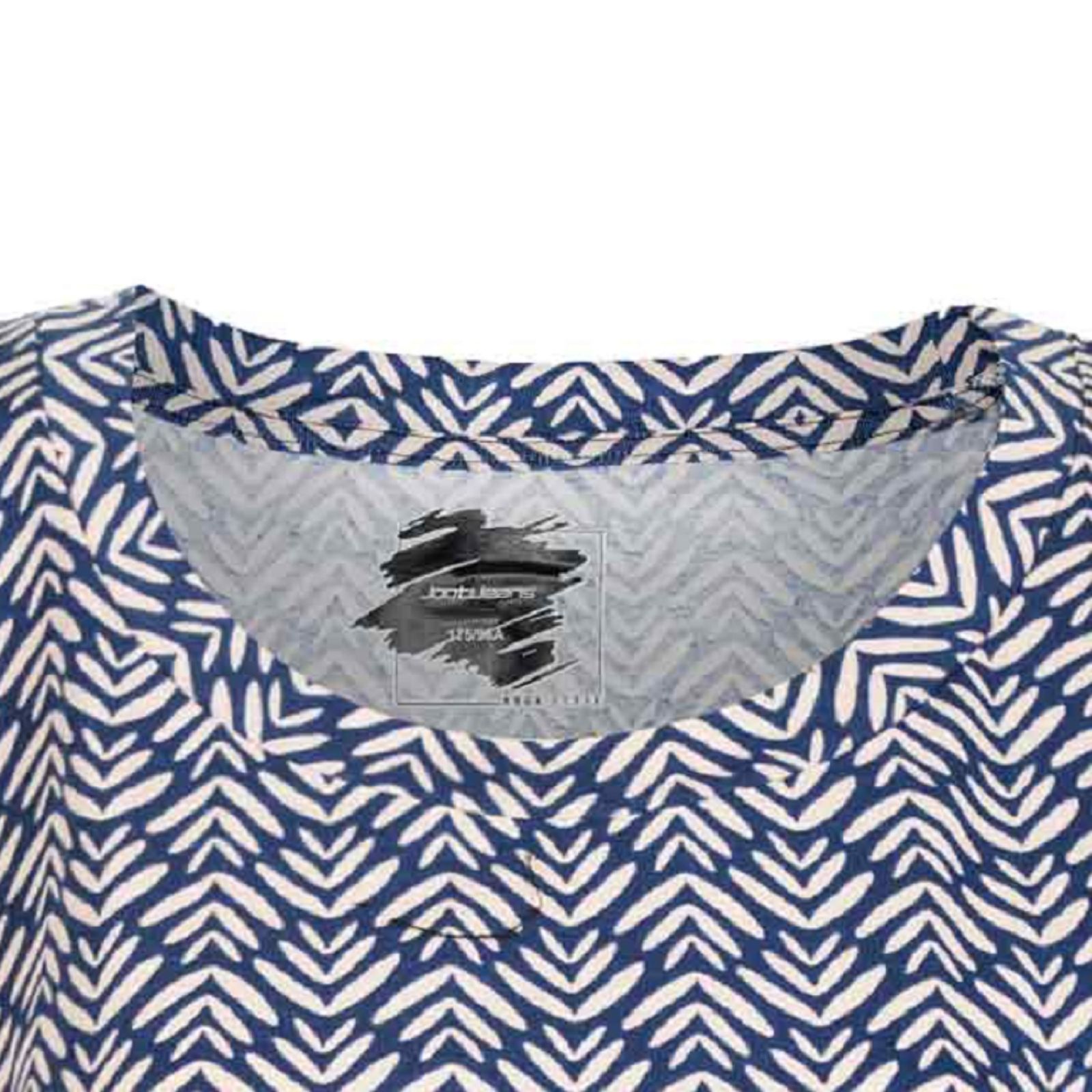 تی شرت آستین کوتاه زنانه جوتی جینز مدل یقه گرد کد 1515249 رنگ سرمه‌ای -  - 4