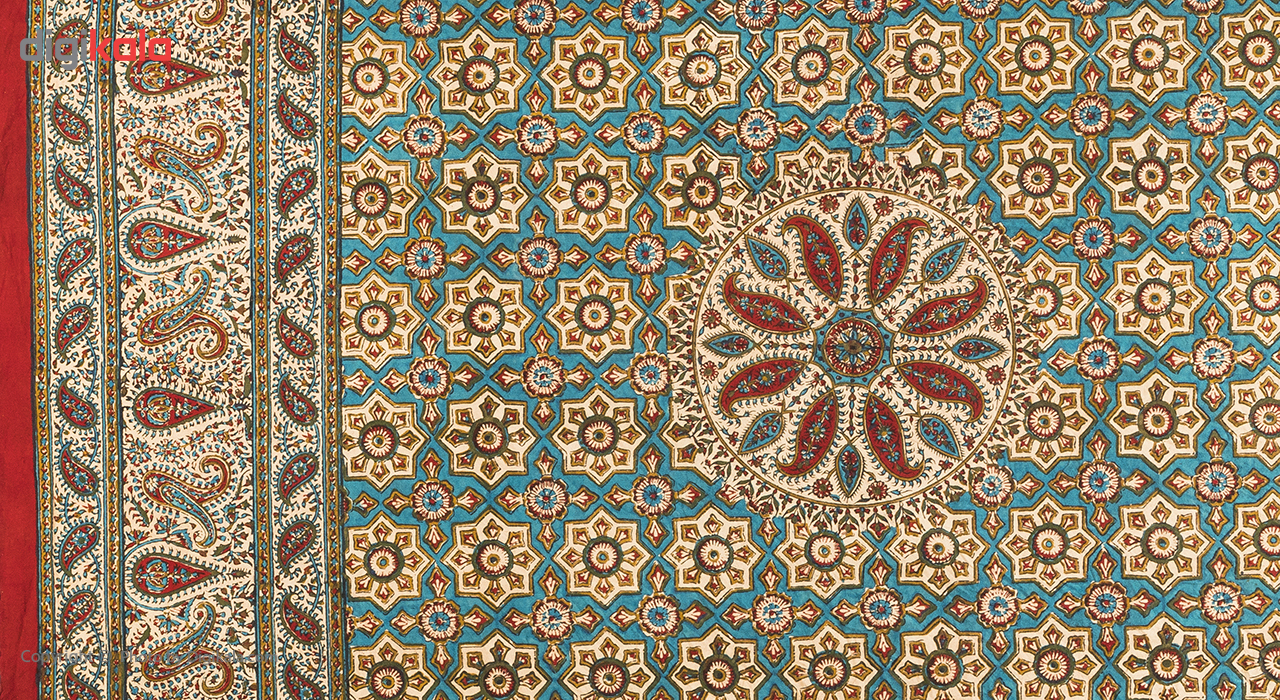 سفره قلمکار اثر عطریان طرح 19 سایز 120 × 120 سانتی متر