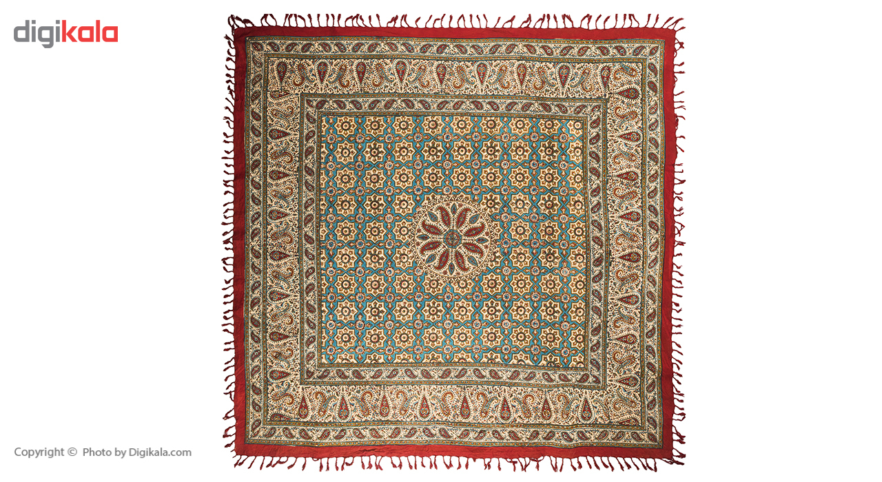سفره قلمکار اثر عطریان طرح 19 سایز 120 × 120 سانتی متر