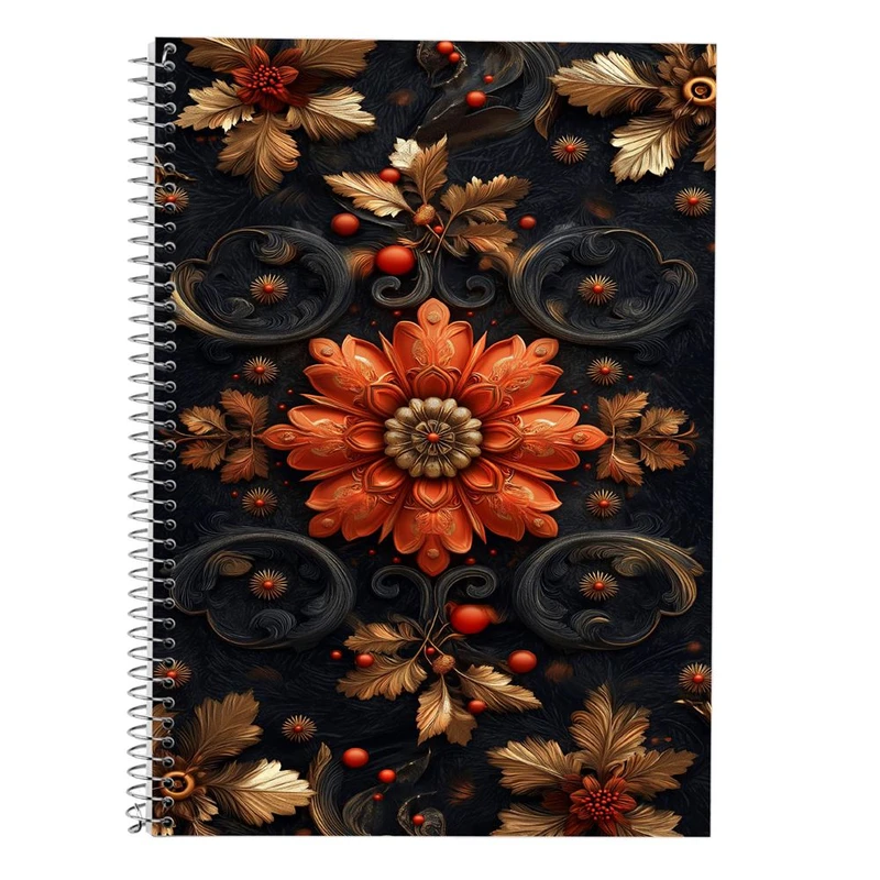 دفتر لغت 50 برگ مدوپد طرح فرش کد DF17447