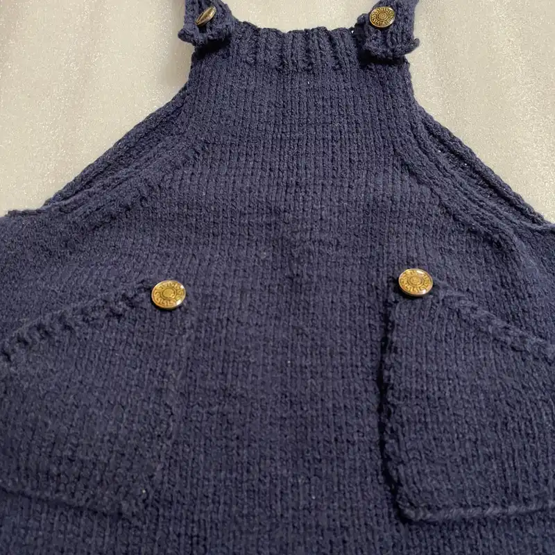 ست سرهمی و کلاه بافتنی نوزادی مدل 717