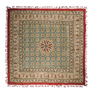 سفره قلمکار اثر عطریان طرح 19 سایز 120 × 120 سانتی متر
