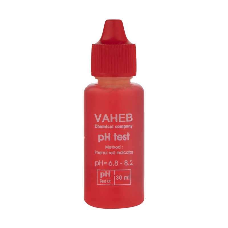 کیت اندازه گیری پی اچ PH آب واهب مدل Phenol red حجم 30 میلی لیتر کیت اندازه گیری پی اچ PH آب واهب مدل Phenol red حجم 30 میلی لیتر