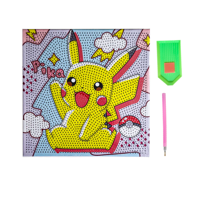 بازی آموزشی  مدل ساخت تابلو نقاشی الماسی طرح دیجیمون کد 218