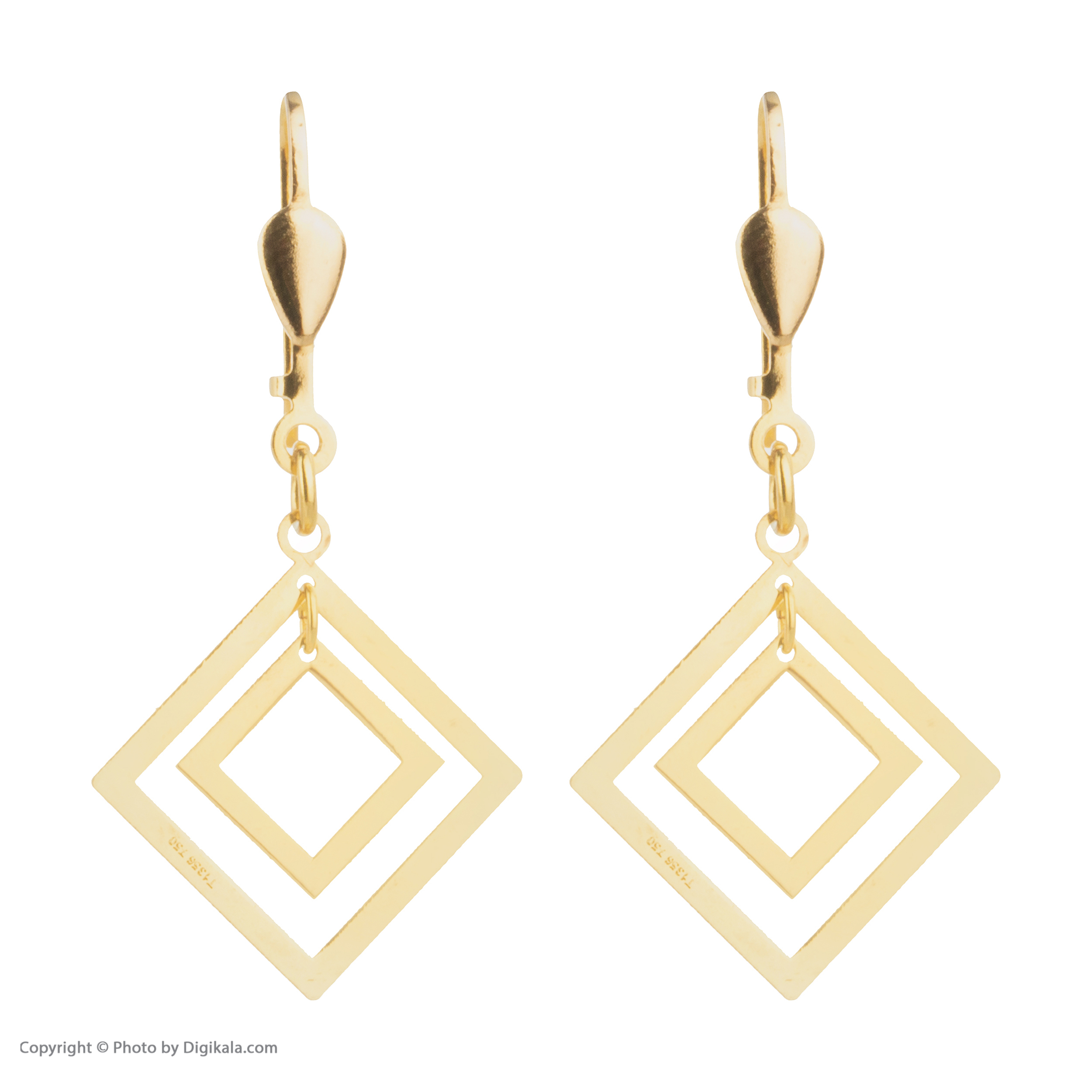 گوشواره طلا 18 عیار زنانه مایا ماهک مدل ME0815