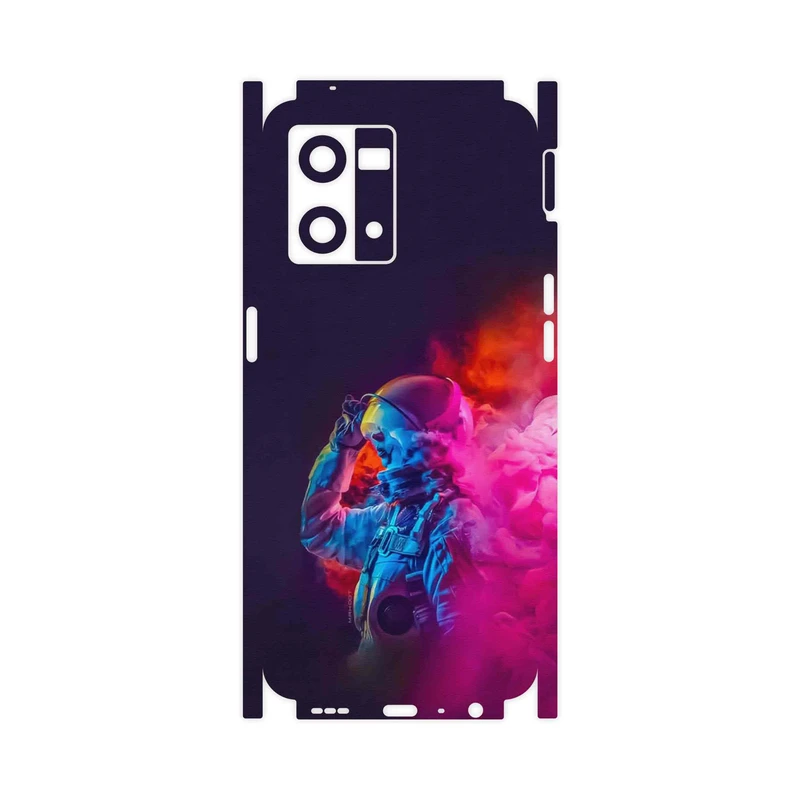 برچسب پوششی ماهوت مدل Smoke Rainbow Digital Art 1-FullSkin مناسب برای گوشی موبایل اپو Reno 8 4G