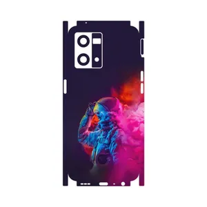 MAHOOT Smoke Rainbow Digital Art 1-FullSkin Cover Sticker for Oppo Reno 8 4G