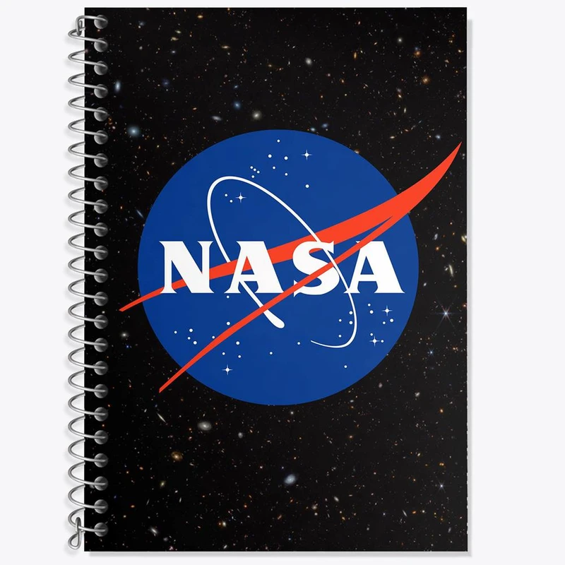 دفتر زبان 50 برگ خندالو مدل دو خط طرح ناسا NASA کد 1936