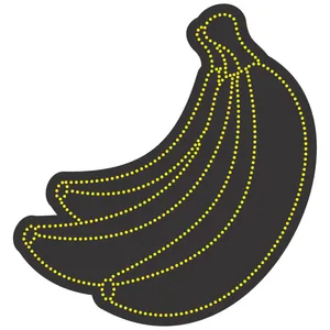 تابلو ال ای دی آیاز طرح میوه موز کد 472
