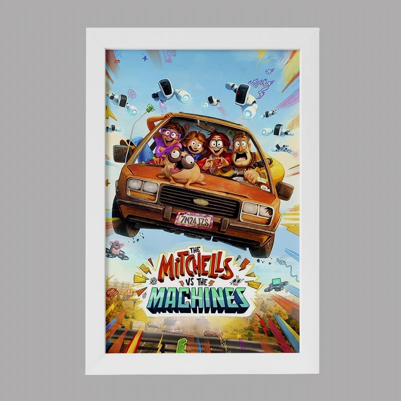 تابلو خندالو مدل میچل ها علیه ماشین ها کد F2226