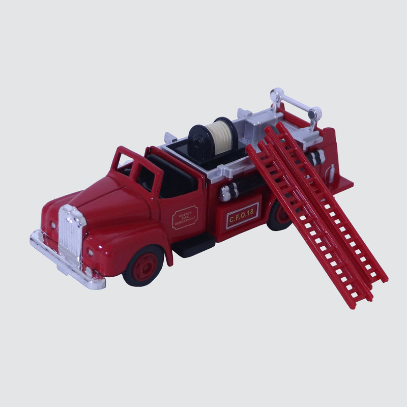 ماشین بازی مدل کامیون آتش نشانی فلزی