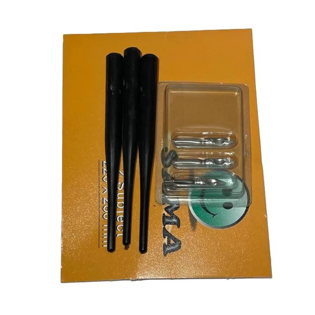 قلم کالیگرافی مدل فلزی کد‌ hg-87372 بسته 3 عددی