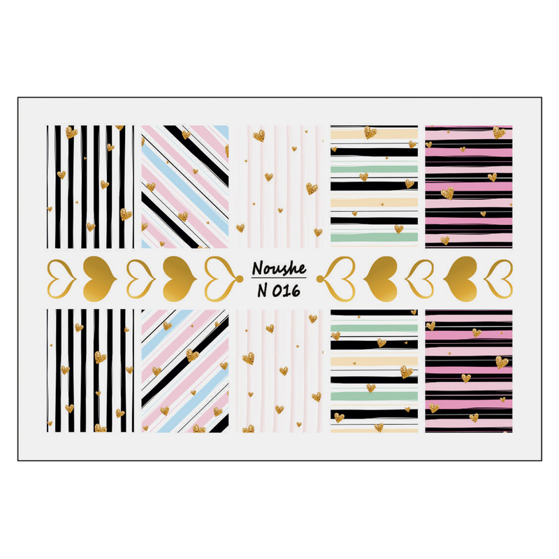 برچسب لنز ناخن کد N14-15-16-21-26-29 مجموعه 6 عددی