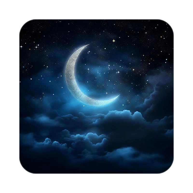 زیر لیوانی کاکتی طرح ماه و ستاره مدل mp53227