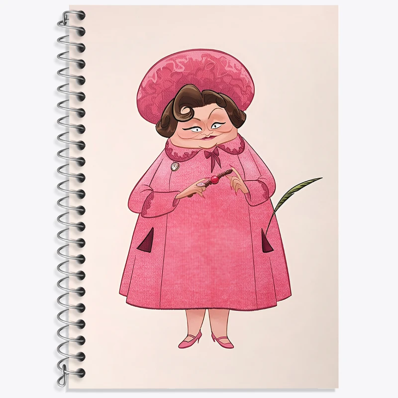 دفتر نت موسیقی 50 برگ خندالو طرح دلوریس آمبریج هری پاتر (Harry Potter) کد N2459