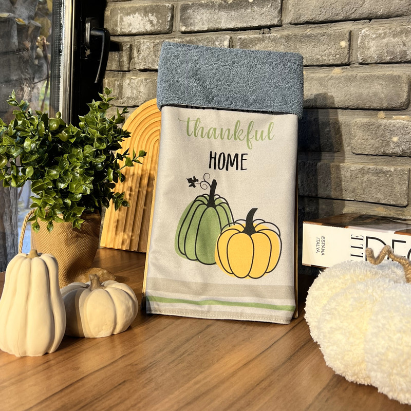 دستمال آشپزخانه مدل دو لایه دکوری بسته دو عددی