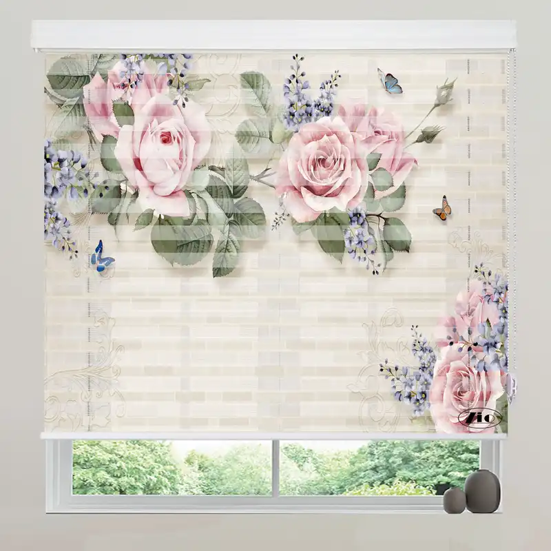 پرده زبرا زیو مدل 3D-1113 سایز 150x150 سانتی متر