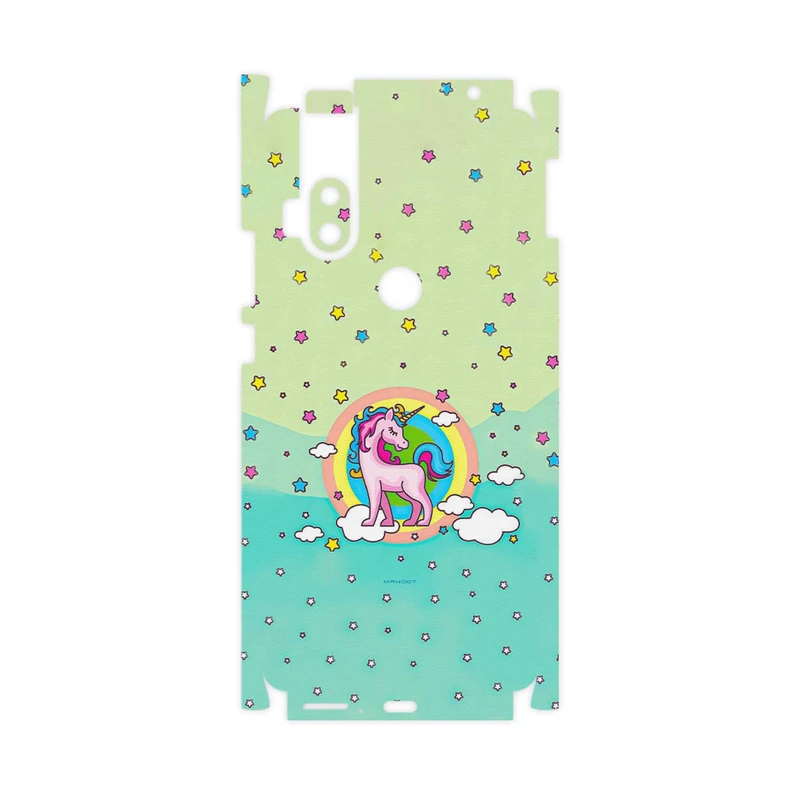 برچسب پوششی ماهوت مدل Rainbow unicorn adventure-FullSkin مناسب برای گوشی موبایل موتورولا One Hyper