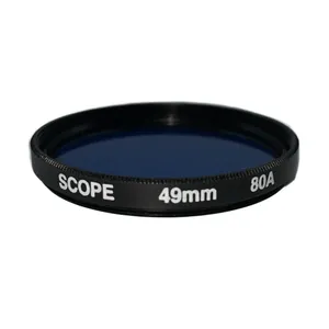 فیلتر لنز اسکوپ مدل B (80A)-49MM
