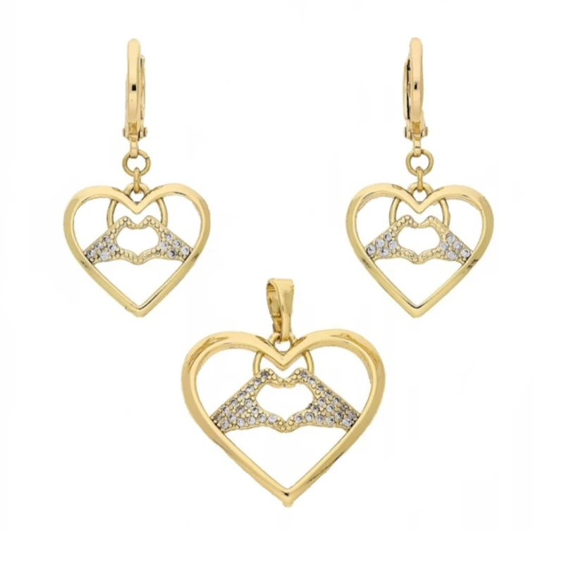 نیم ست زنانه ژوپینگ مدل Heart band