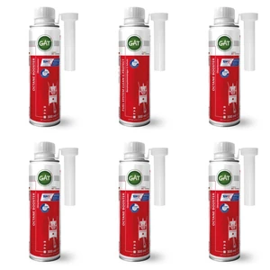 اکتان بوستر 8 پوینت و تمیزکننده سیستم سوخت رسانی گات مدل FO8 حجم 300 میلی لیتر بسته 6 عددی