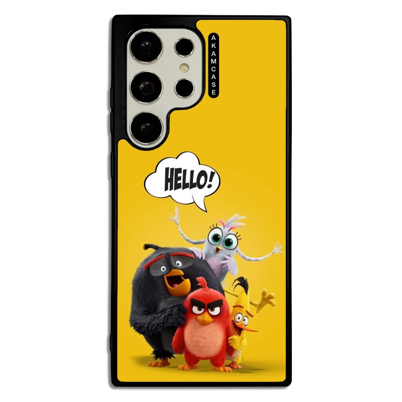 کاور آکام مدل AMC-WSGS23U-ANGRY BIRDS17 مناسب برای گوشی موبایل سامسونگ Galaxy S23 Ultra