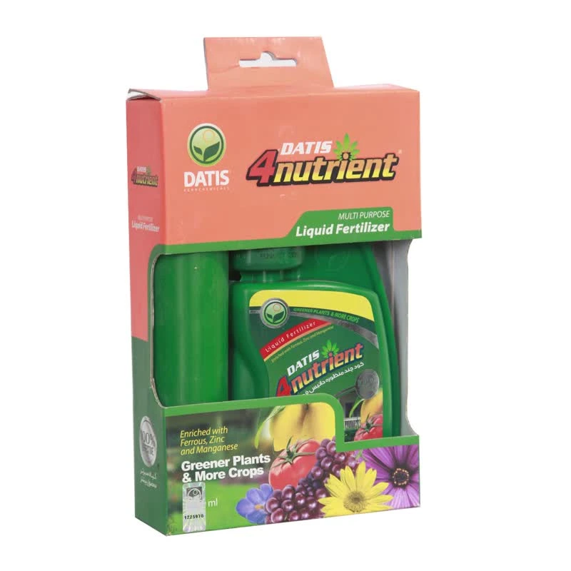 کود مایع داتیس مدل A 6002 حجم 600 میلی لیتر به همراه آب پاش