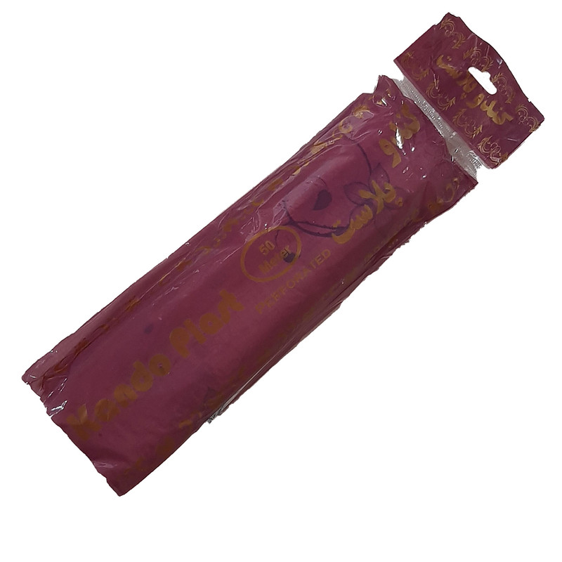 سفره یک بار مصرف کندو پلاست طرح قلب رول 50 متری