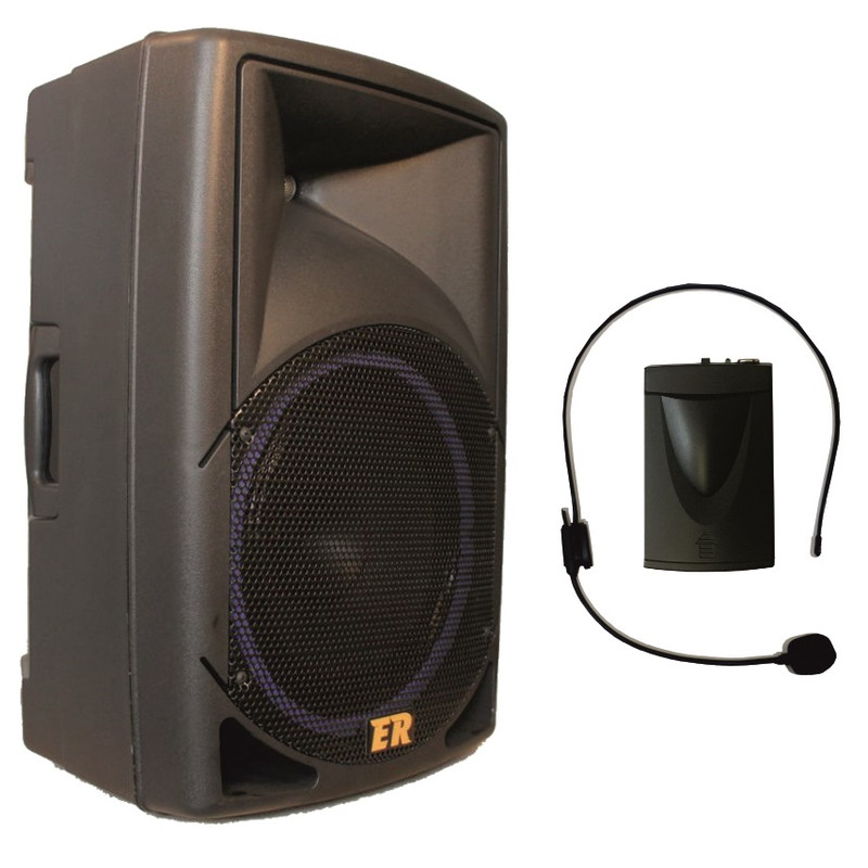 اکو پرتابل اکوروژان مدل RJ140W به همراه میکروفن هدستی بی سیم