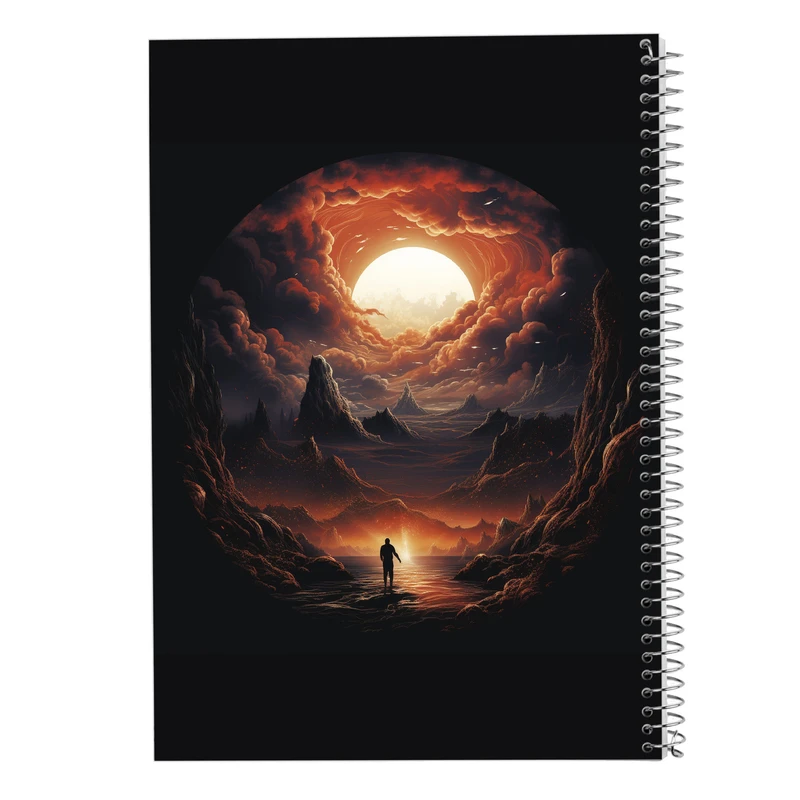 دفتر ژورنال نویسی 50 برگ مدوپد مدل نقطه ای طرح  ارباب حلقه ها The Lord of the Rings کد DF3068