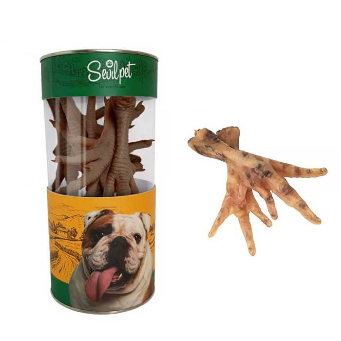 غذای تشویقی سگ سویل پت مدل Chicken Feet Snack وزن 150 گرم