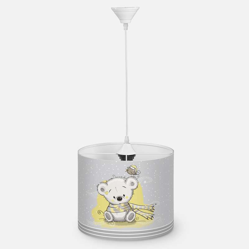 لوستر کودک مدل خرس و شال کد B1006