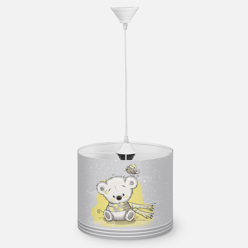 لوستر کودک مدل خرس و شال کد B1006