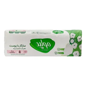 نوار بهداشتی مولپد مدل پنبه ای بسته 8 عددی