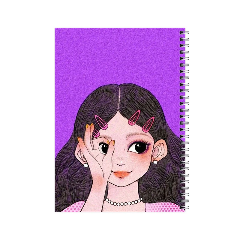 دفتر مشق 80 برگ بامبیلیپ طرح دختر کد 8505285