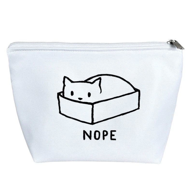 کیف لوازم آرایش دخترانه خندالو مدل گربه بامزه کد 3423