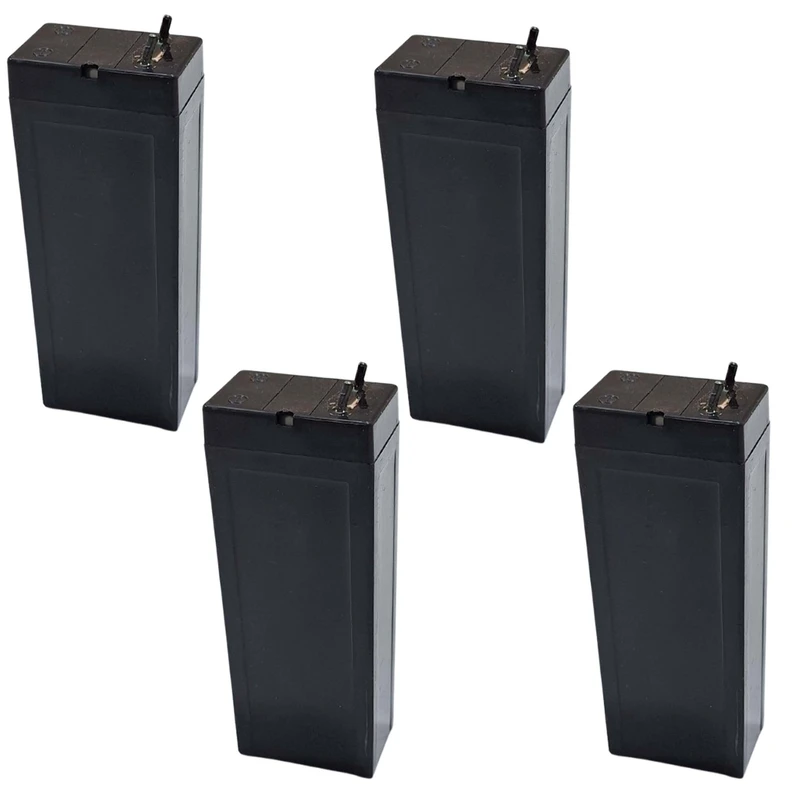 باتری سیلد اسید 4 ولت 1100 میلی آمپر ساعت مدل KSRE-1100 بسته 4 عددی