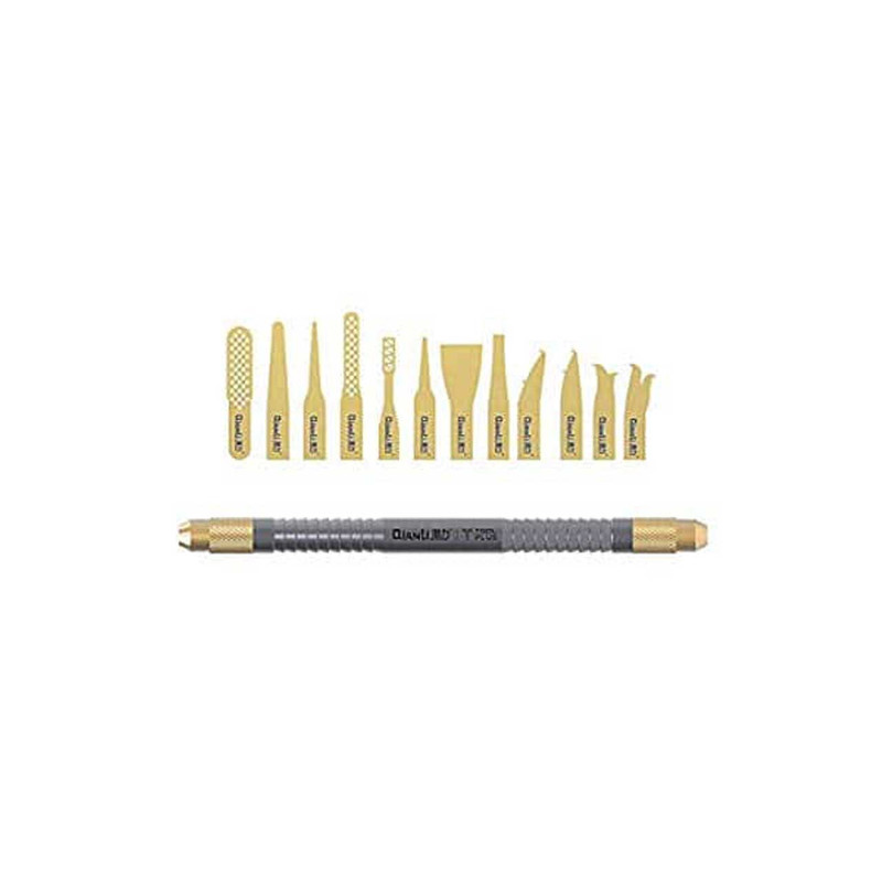 مجموعه 12 عددی تیغ و کاردک تعویض آی سی کیانلی مدل 009