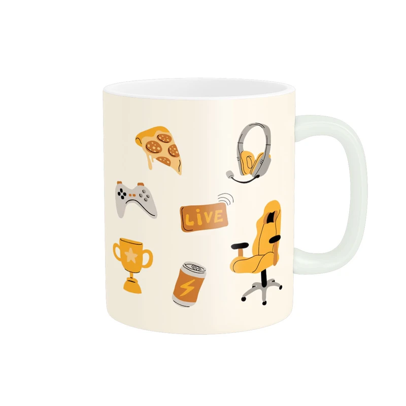 ماگ پادآفرین طرح گیم و گیمر game , gamer کد 1901