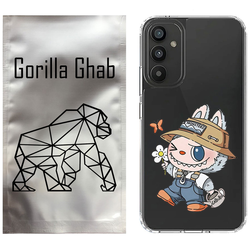 کاور گوریلا قاب مدل CLG کد 111 طرح لبوبو Labubu مناسب برای گوشی موبایل سامسونگ Galaxy A25