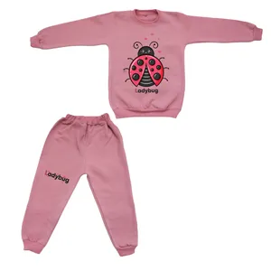 ست سویشرت و شلوار دخترانه مدل کفشدوزک