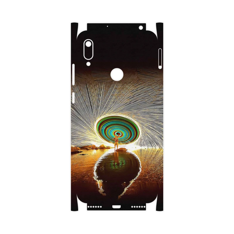برچسب پوششی ماهوت مدل Night Light Fountain-FullSkin مناسب برای گوشی موبایل هوآوی Y6 Prime 2019