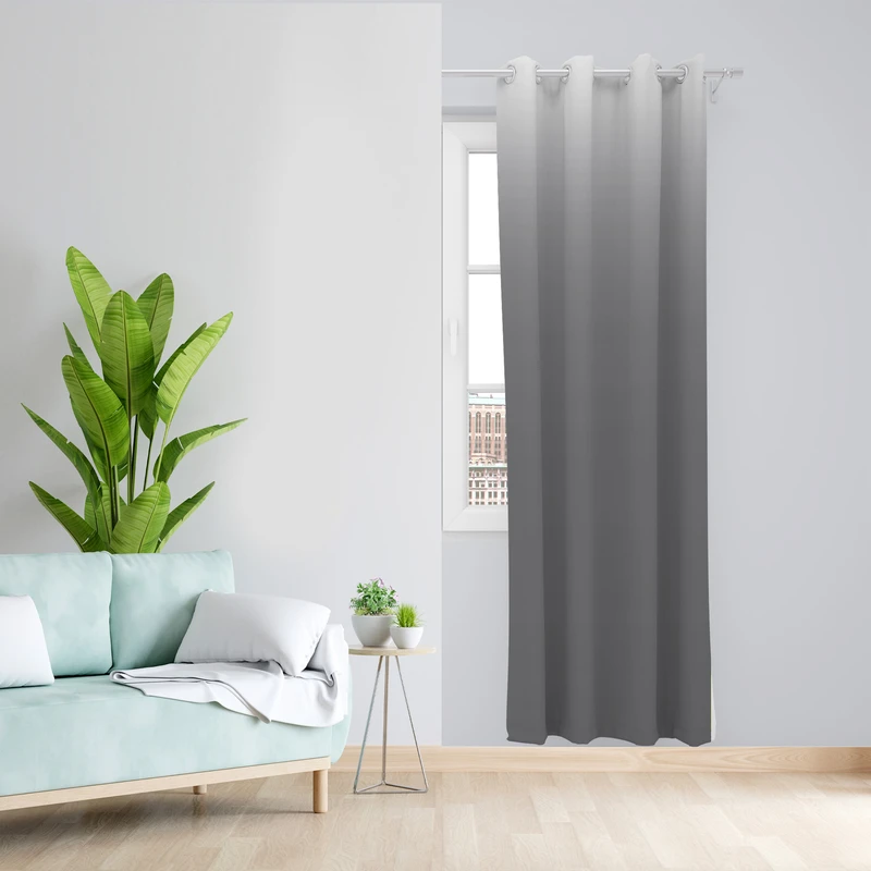 پرده طرح سایه روشن مدل مخمل پانچی کد 4266 z سایز 140x200 سانتی متر