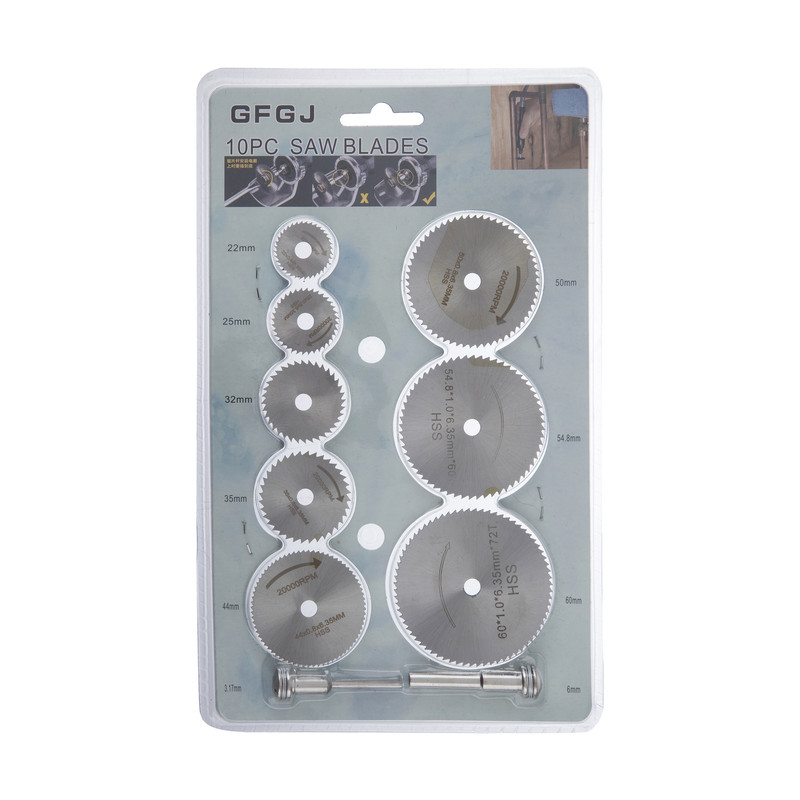 تیغه اره دیسکی جی اف جی جی مدل 600KK11 مجموعه 10 عددی