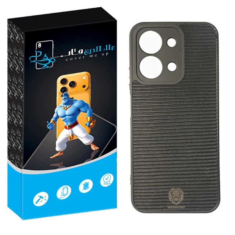 کاور علاالدین قاب طرح چرم مناسب برای گوشی موبایل شیائومی Redmi 15C / Poco C85