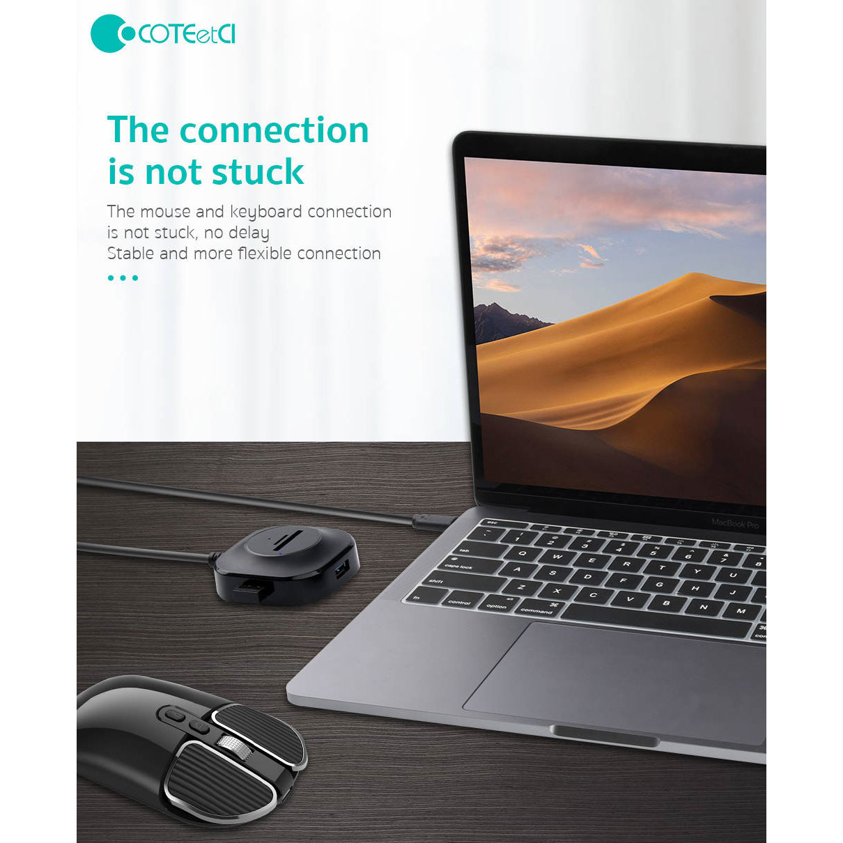 هاب 5 پورت USB-C کوتتسی مدل 83010