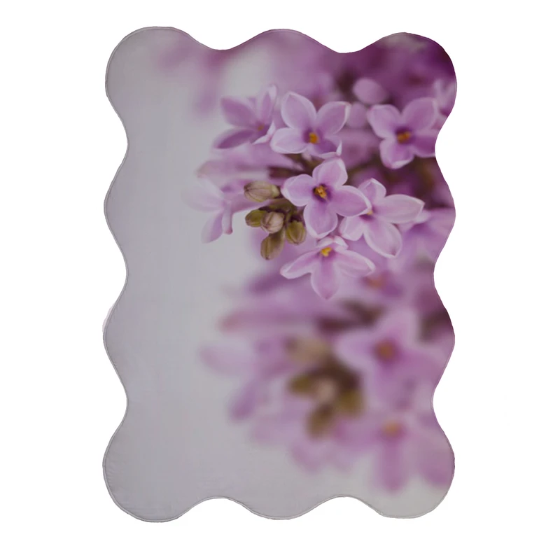 پادری مدل دالبر طرح گل کد 8144 سایز 80x110 سانتی متر 